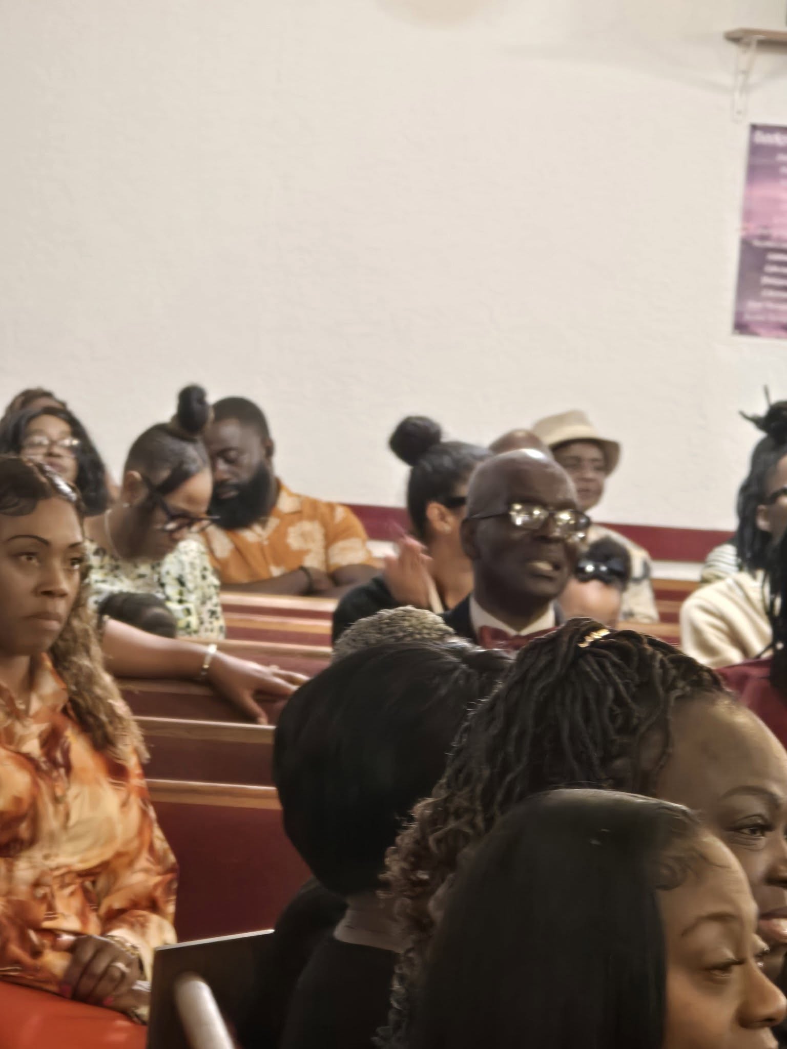 Members of the St. Luke congregation